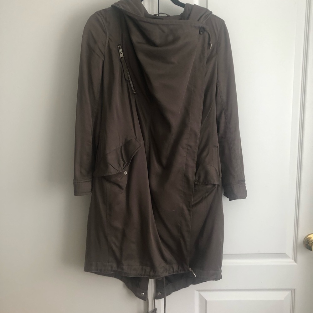 Army green Allsaints Parka